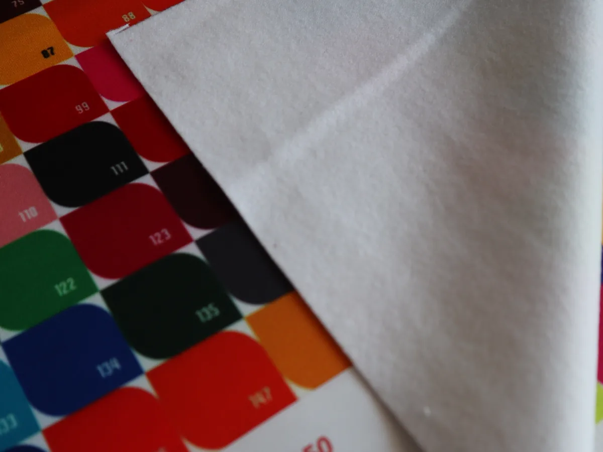 Lescon Piqué-250 — fabric with its digital print colour card