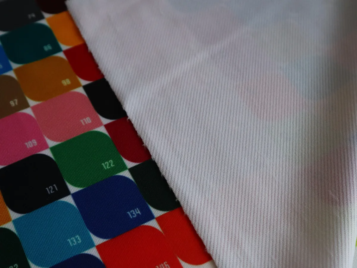 Super Two Yarn — fabric with its digital print colour card